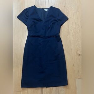 J Crew Elegant Navy Blue Dress